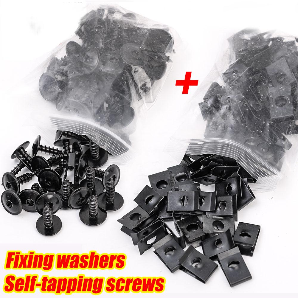 Смешанные автомобили, мотоциклы, металлический винт, нарезной крепежный зажим, U-образный зажим с винтом, антикоррозийный защитный зажим, винтовая пряжка, железный лист