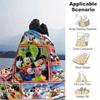 Mickey & Minnie Blanket  Soft, Warm Flannel Throw for Couch, Bed, Travel, Camping | All-Season Cozy Nap Blanket