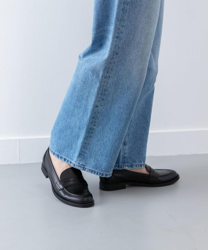 Туфли-лоферы ENESS кожаные лоферы ЧЕРНЫЕ 38 [Sunny Label] женские LWA4-ST-1201-NA