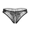 YOYOMEI Sexy Lace Shorts Lingerie Underwear Cute Thong Black Free Size Women's Women's