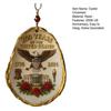 250 Years of United States Oyster Ornament Patriotic US 250th Anniversary Hanging Oyster Shell Decoration Christmas Holiday Party Pendant