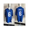 Mens NFL New York Giants Embroidered Oversized Cotton Blend Sports Tee Rugby Fans Casual Wear