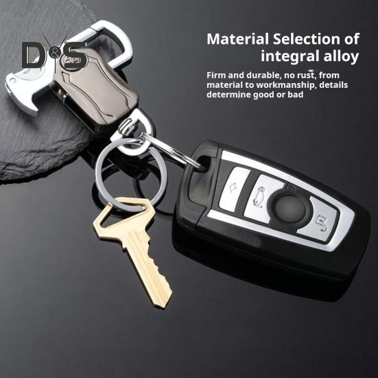 Сверхпрочный многофункциональный брелок с карабином, открывалка для бутылок, нож-спиннер, держатель для мобильного телефона из цинкового сплава