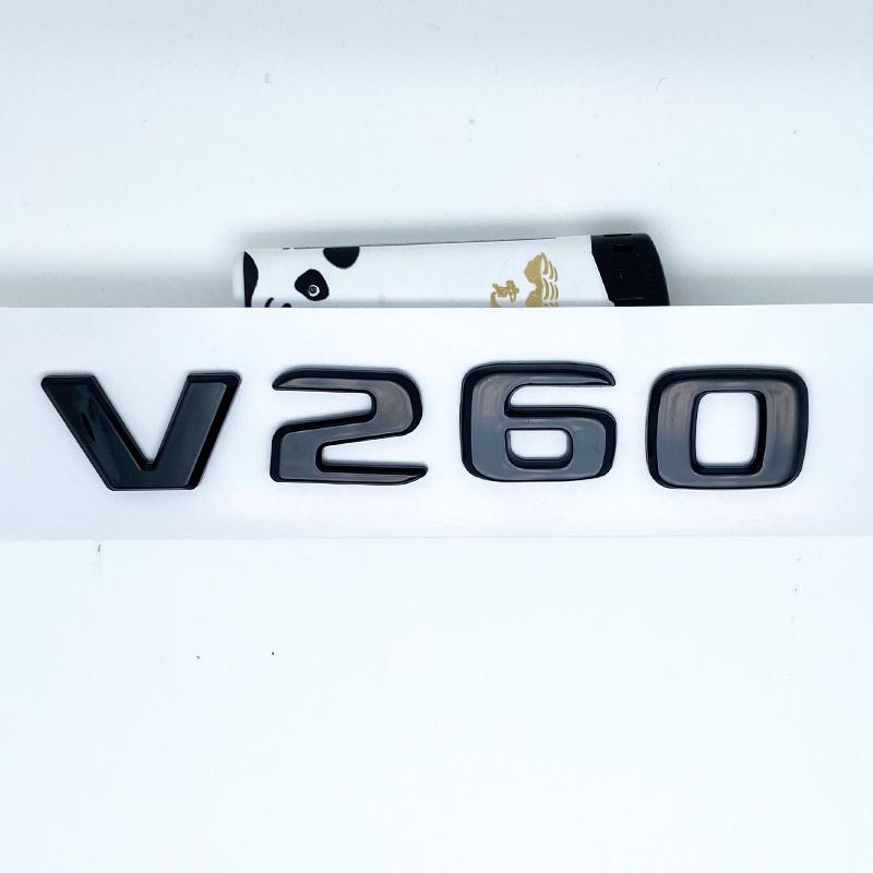 3D Letters V260L V220d V250d V300d Emblem for Mercedes Benz V W447 Car Fender Badge Trunk Nameplate Logo Sticker XC7