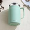 with Lid Water Cup 304 Stainless Steel Drinkware Household Coffee Mug