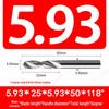 Набор твердосплавных сверл с цилиндрическим хвостовиком (5,91–5,99 мм)