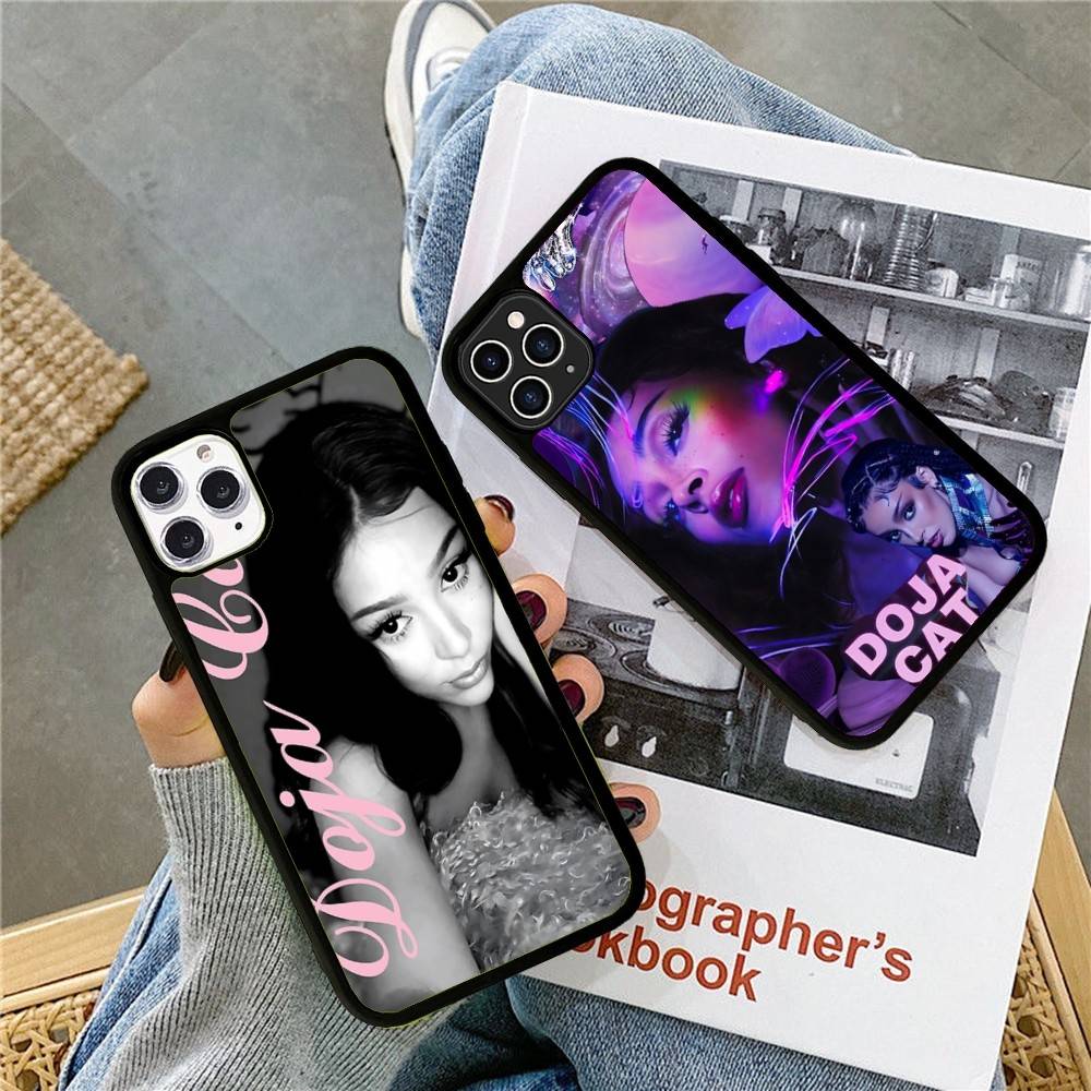 Doja Singer C-Cat Phone Case For IPhone 17 16 Pro Max Air 13 12 Mini 14 15 Plus 11 PC+TPU Back Cover