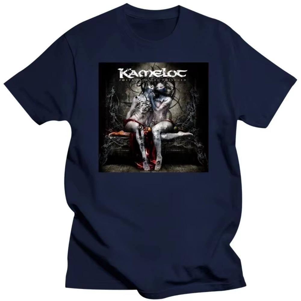 Новые мужские модные футболки в стиле пауэр-метал Kamelot, повседневные, хип-хоп, футболки, топы, одежда в стиле Харадзюку