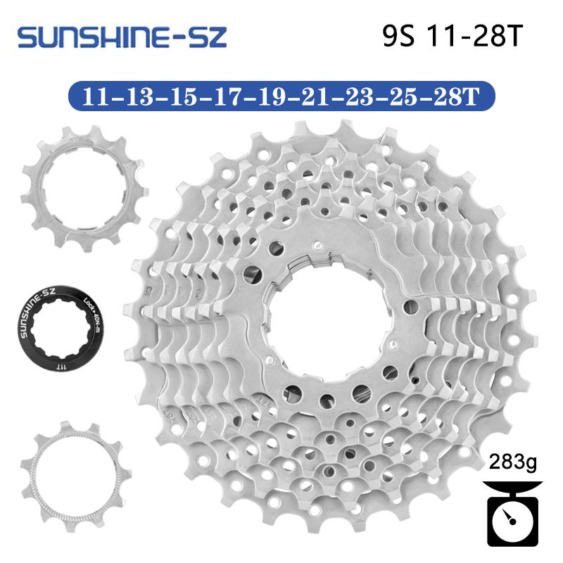 SUNSHINE шоссейный велосипед кассета 12 В 11 В 10 В 9 В 8 В звездочка 12 11 10 9 8 скоростей велосипедная трещотка свободного хода HG взаимосвязь
