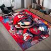 Super Mario All-Star Full Print Anti-Slip Floor Mat, Rectangular Carpet for Bedroom & Living Room