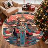 The Legend of Zelda Pattern Round Rug, Indoor/Outdoor Mat, for Picnic, Gameroom, Bedroom, Office, Living Room, Home Decor Carpet, Birthday Gift