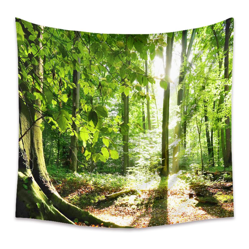 Гобелен Главная Богемный гобелен Украшение комнаты Гобелен Фон Ткань Гобелен Пейзаж Гобелен