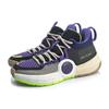 Li Ning ALL DAY 4 ALL DAY 4 Пэчворк Амортизация Нескользящая Средняя высота Баскетбольные кроссовки Мужские кроссовки ABPP025-7