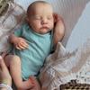 BZDOLL 48см 19дюймовая Кукла Реборн для Новорожденной Девочки Спит с Кожей, Расписанной 3D-красками, Нарисованная Вручную и с Кровеносными Сосудами, Мягкий винил, Искусство, Рождественский Подарок на День Рождения