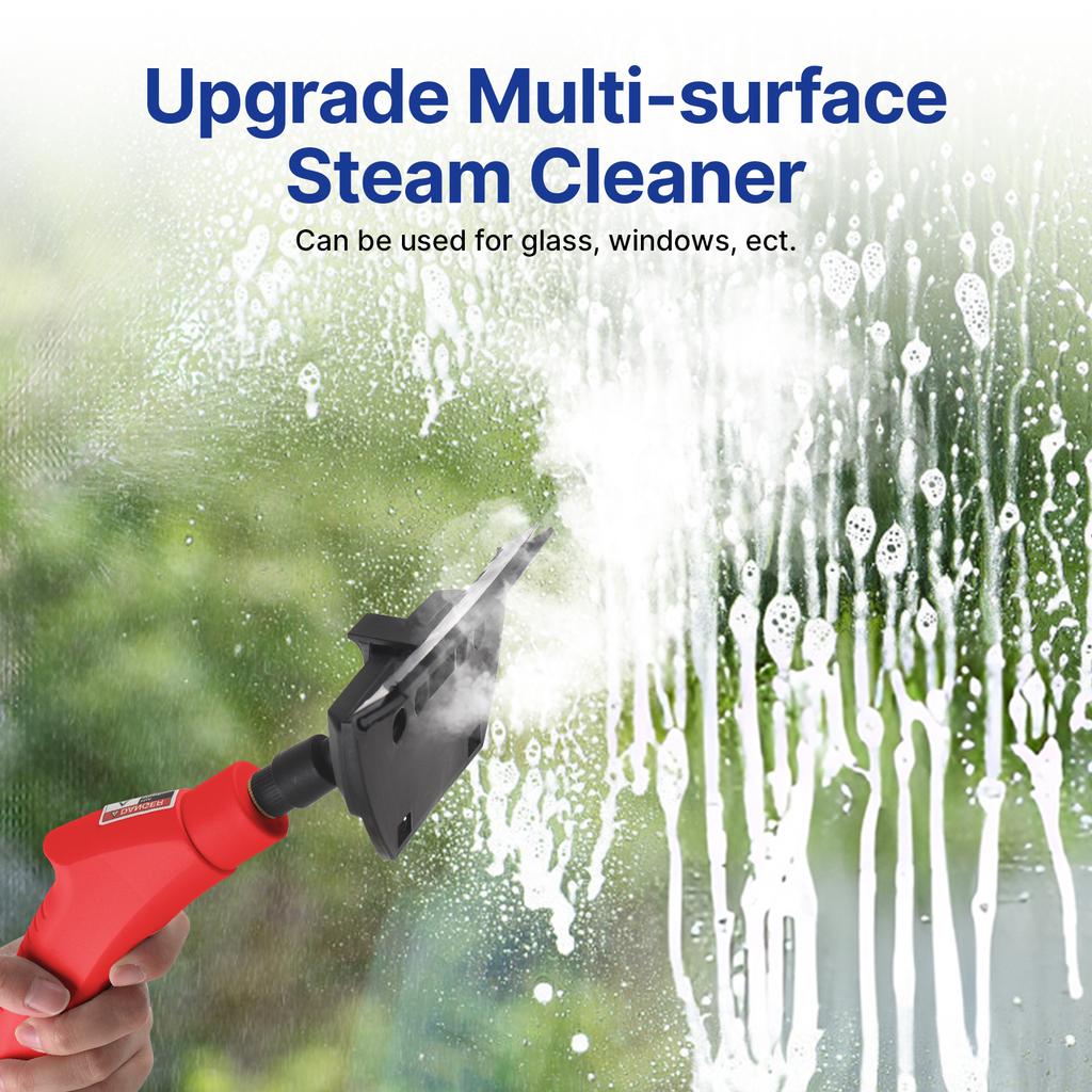 Ручной многофункциональный пароочиститель под давлением с 8 аксессуарами, сенсорным экраном Smart Touch Screen, 6 уровней