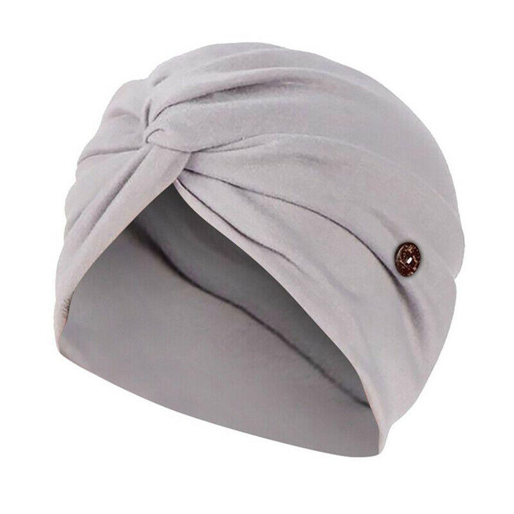 Hair Loss Hat Adjustable Ear Protection Cancer Chemo Cap Head Wrap Bandana Scarf Muslim Turban