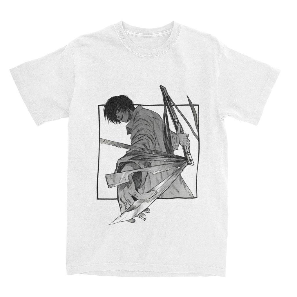 Японское аниме Sakamoto Days Футболка Новинка Футболки Короткий рукав Классические топы Лето 100% хлопок Дышащие Большой размер 5XL Футболки