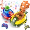 Popular 2-Car Remote Control Dinosaur Toy Car Set for Kids, Parent-Child Competition, Bumper Cars, Moving Toy Cars, Drifting, Boys' Toy, RC Car with