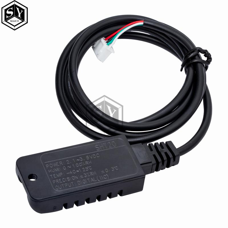 SHT20 digital temperature and humidity sensor module I2C communication temperature and humidity probe sensor with wire and case