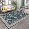 Modern Retro Floral Print Carpet for Living Room Sofa Rug Home Decor Bedroom Rug Lounge Hallway Floor Mat Doormat Washable