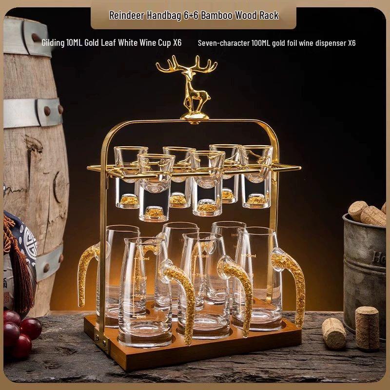 Набор хрустальных рюмок для байцзю Jiakangming