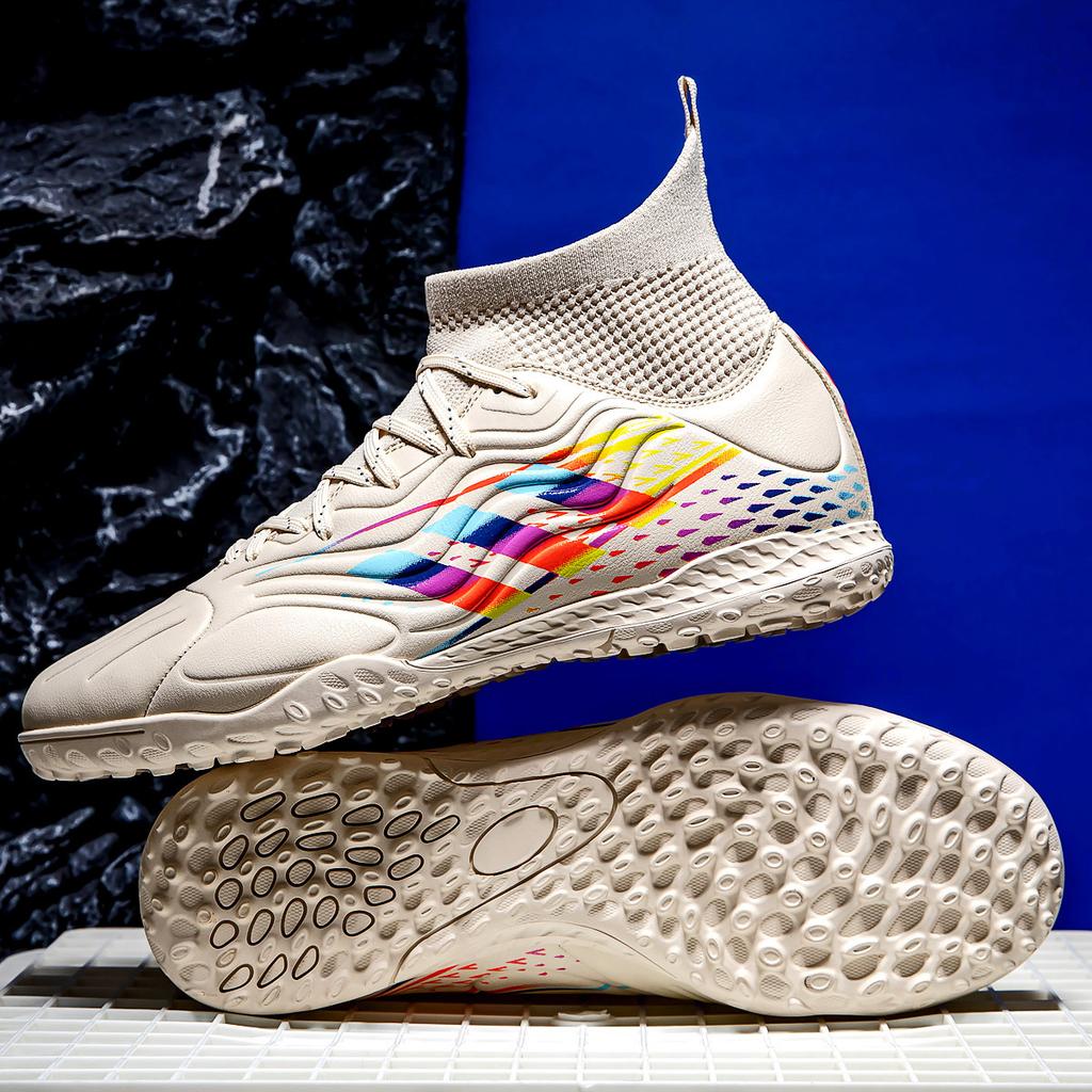 Новые высокие спортивные футбольные бутсы с длинными ногтями футбольные бутсы TF сломанные ногти специальные тренировочные футбольные мужские модели