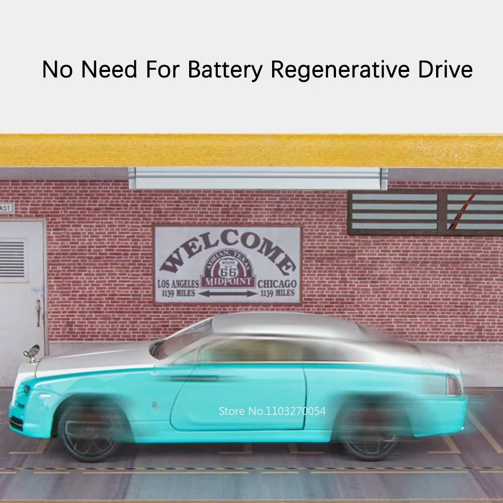 1:32 Роллс-ройс Рейт Доун Игрушки-машинки Литой сплав Миниатюрная модель 4 открывающиеся двери Звук Свет Инерционные машинки Подарки для взрослых мальчиков