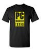 PC Master Race PC GAMER Логотип Хлопковая Смесь Футболка с Коротким Рукавом Разные Размеры Унисекс Футболка