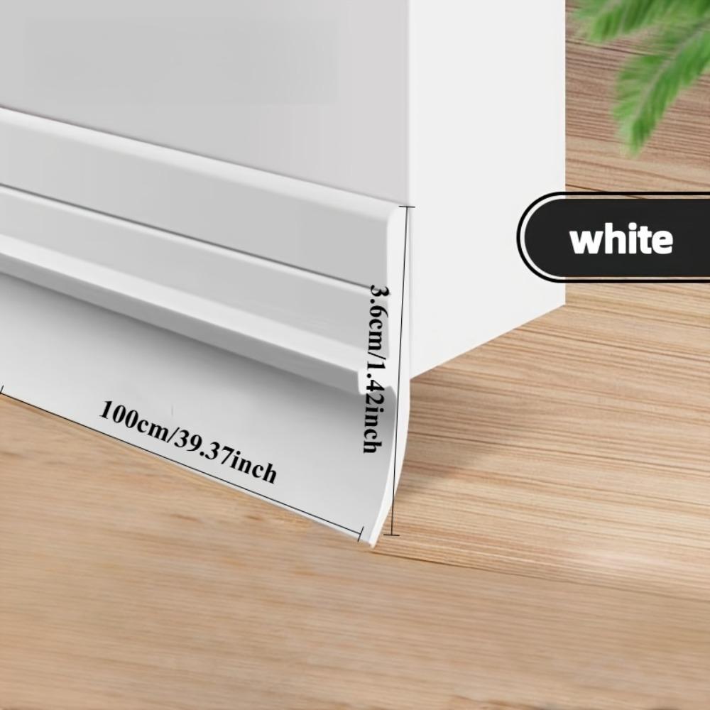 Силиконовая уплотнительная лента для низа двери Звукоизоляционная Водонепроницаемая Защищающая от сквозняков Легкая установка для дверей ванной комнаты Звукоизоляционные стеновые панели