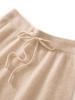 100% Pure Cashmere Women's Wide-Leg Knit Pants – Thickened, Drape, Floor-Length, Autumn/Winter Wear