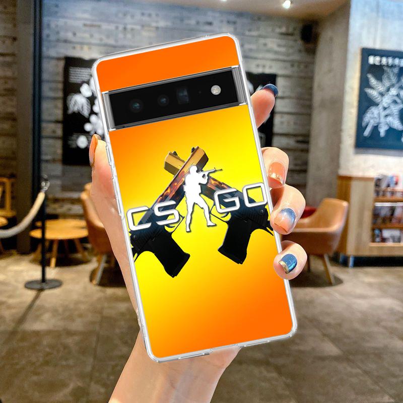 Чехол для телефона Counter Strike CS GO Горячая игра для Google Pixel 9 8 7 6 5 4 4XL Силиконовый 7A 6A 5A 4A 3A Pro XL Прозрачный корпус