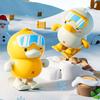 Jumping Snowsports Duck Wind Up Mechanical Toy With Dynamic Movement Safe For Children Creative Toy Pretend Play