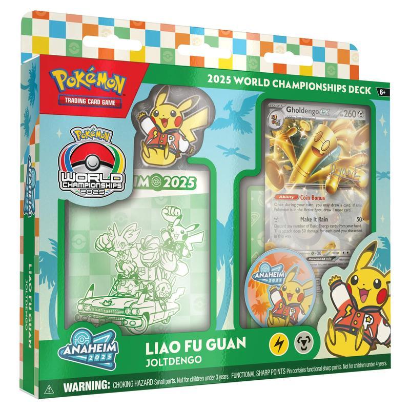 Pokemon Game Deck Tcg: Wcd Anaheim 2025 - Joltdengo Deck (Liao Fu Guan)