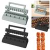 Barbecue Skewer Mold Kebab Press Maker Plastic Kebab Press Manual Kabob Mould Outdoor BBQ Tools for Traditional Turkish Kebabs