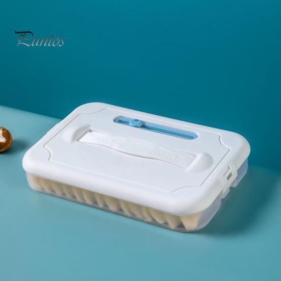 Dumpling Food Storage Box Food Grade BPA Free Large Capacity Multi-Layer Freezer Food Storage Container