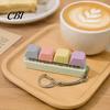 Anxiety Relief Finger Toy 3/4-Keys Keyboard Fidget Toy, Stress Push Button Sensory Gadget Clicker Keychain, Pocket Size Mechanical Portable