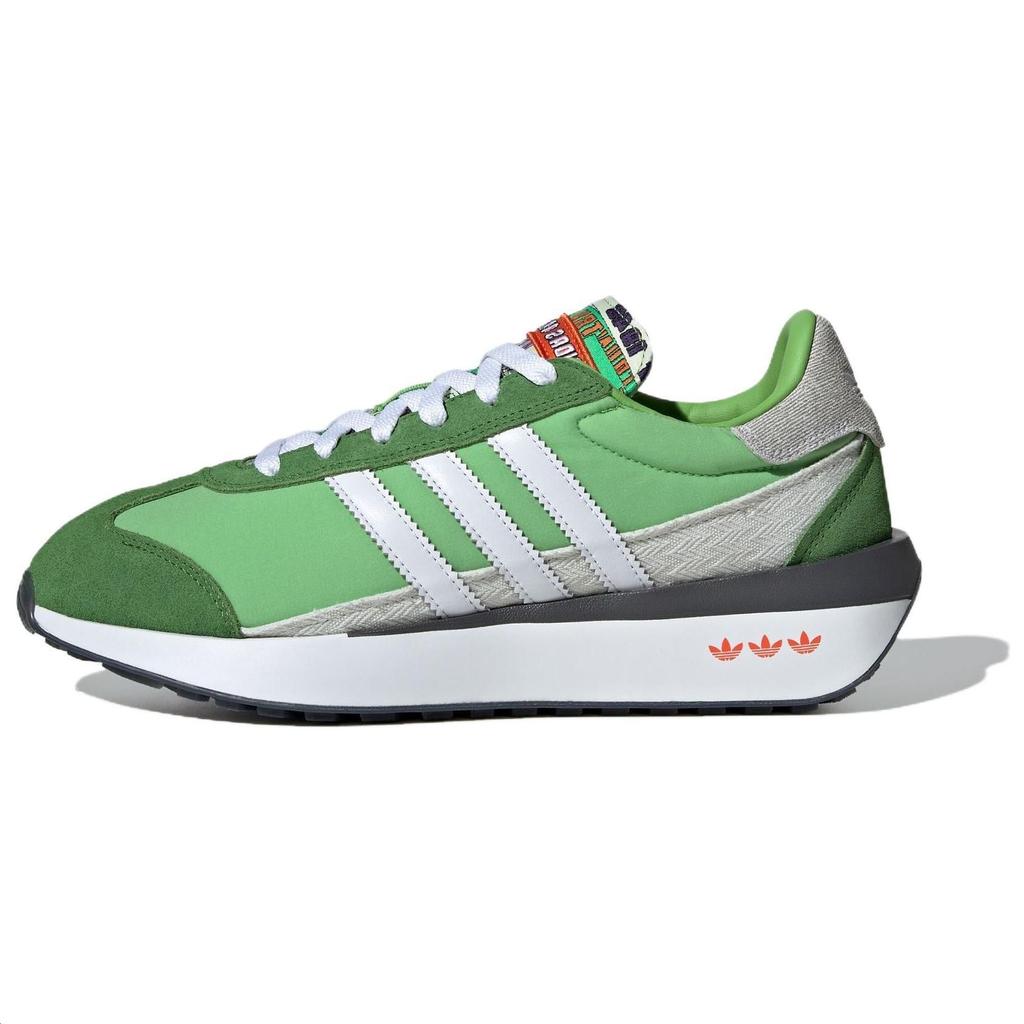 Adidas Originals Country Xlg Leather Comfortable Versatile Non-Slip Durable Low-Top Lifestyle Casual Shoes Unisex Casual Shoes Green IF4234