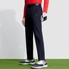 Fila Серия Гольф Однотонные Брюки Кэжуал Прямого Кроя со Средней Посадкой Мужские Брюки Низ Глубокий Черный A11M345803FBK