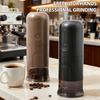 Electric & Manual Coffee Grinder Portable Bean Mill with Adjustable Coarseness Compact Espresso Maker Precision Manual Bean Crusher