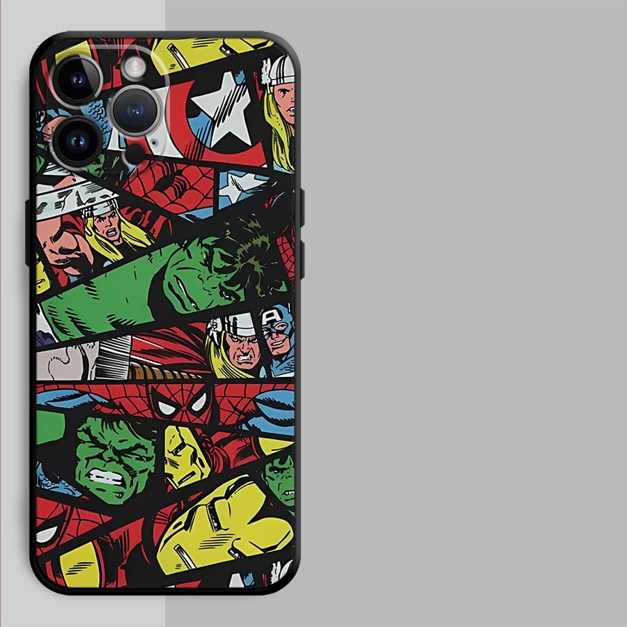 Чехол для телефона Apple iPhone 14 Air 15 Pro 7 8 13 XR XS MAX 12 11 17 Pro Max 16 Funda Чехол для телефона Marvel Мстители Капитан Америка