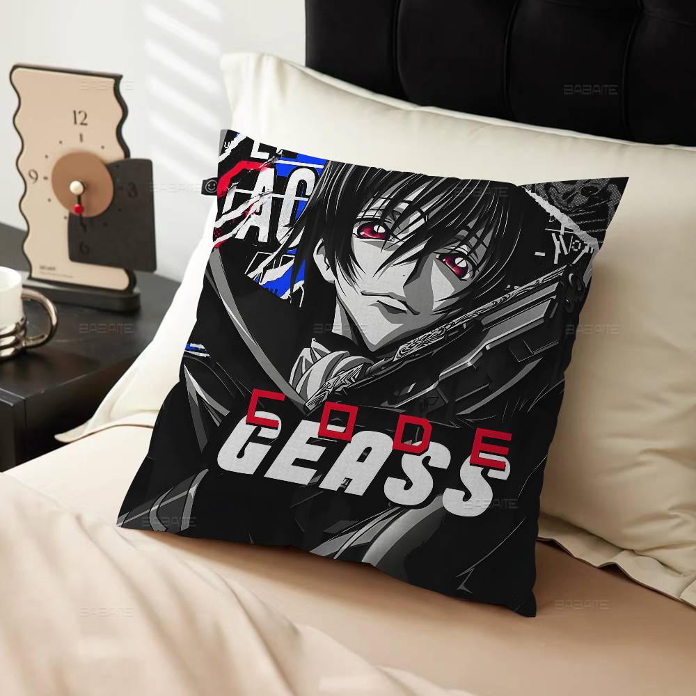 Classic Mecha Anime C-Code G-Geass Personalized Pillow Cover Kids Bedroom Wild Party Decor Pillowcase Kid Birthday Shower Gift