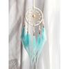 Creative Hand-woven Car Pendant Dream Catcher Feather Wind Chime Valentine's Day Gift Bedroom Hanging Ornaments Home Decoration