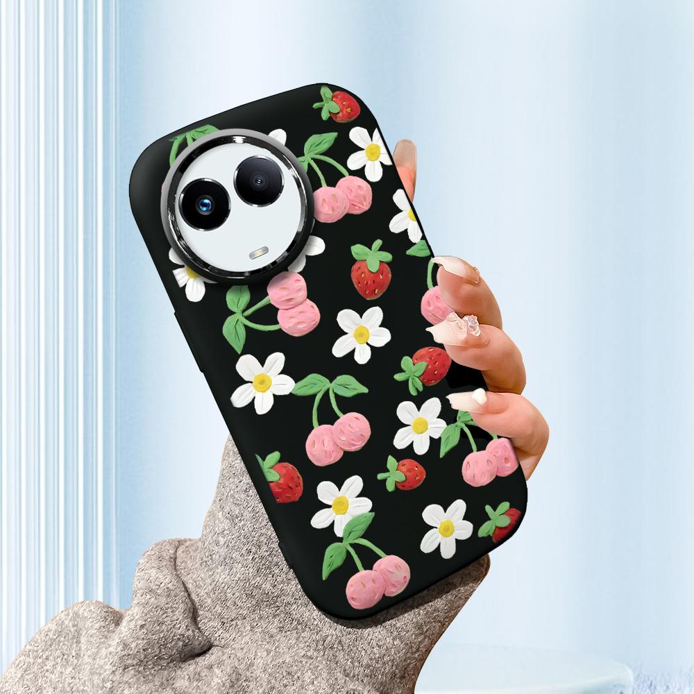 Solid Color Silver Edge Lens Fatty Casing Soft TPU Liquid Silicone Cover Shockproof Phone Case for OPPO Reno Realme OnePlus