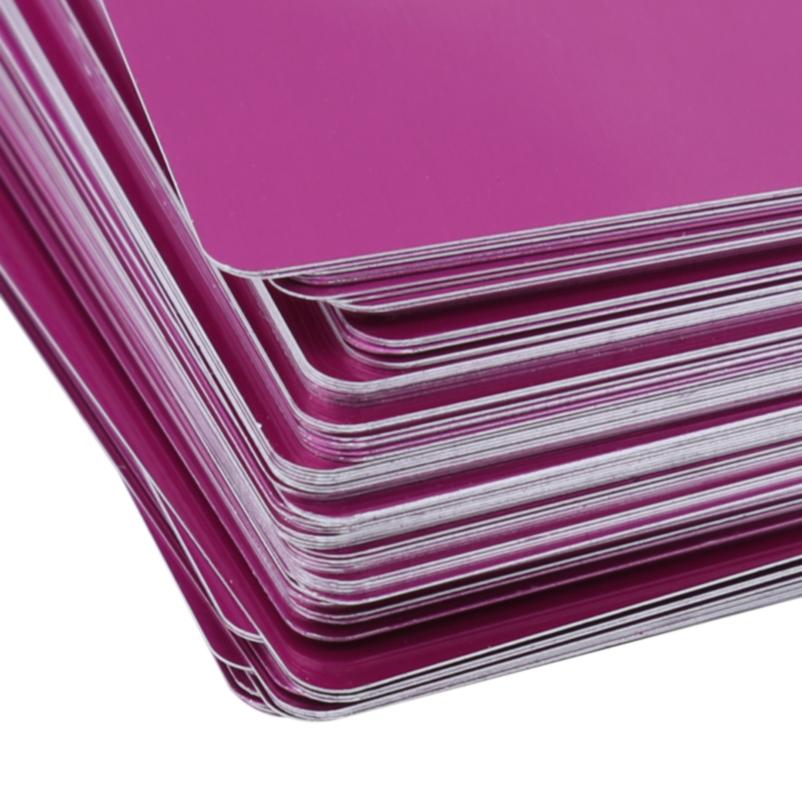 Многоцветный материал визитной карточки, визитная карточка с лазерной гравировкой, металлические визитные карточки, бланки для деловых визитов