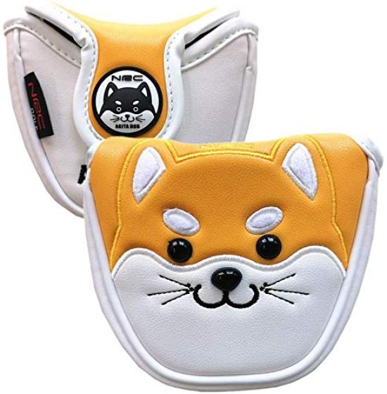 Чехол для гольф-головки, чехол для молотка, совместимый с Odyssey 2 Ball, паттер TaylorMade Spider с магнитом для хаски, акита-ину (Акита Собака)