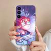 Чехол для телефона Mystic Messenger 707 для Samsung S25,24,21,22,23,S30,Ultra,S20,Plus,Fe,Lite,Note,S10,S9, Черный Мягкий