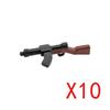 6СМ ПМВ ВМВ Конструктор Солдаты Военные Аксессуары Бомба Двухцветный Пистолет Мини Кирпич Оружие Подарок Игрушка АКМ Шлем РПГ Граната X026