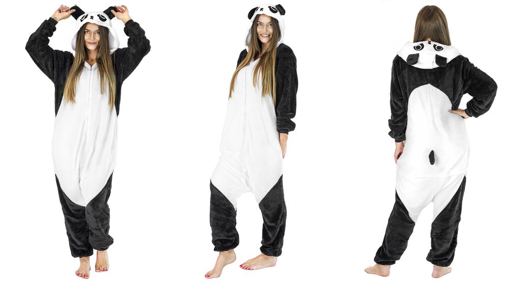 Onesie Pajama Costume - Panda Onesie Pajama Costume - Panda