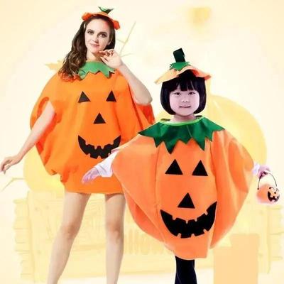 Хэллоуин Тыква Одежда Костюм Косплей Одежда Набор Шляпа Принадлежность для Вечеринки Хэллоуин Рождественский Подарок на Хэллоуин для Взрослого и Ребенка