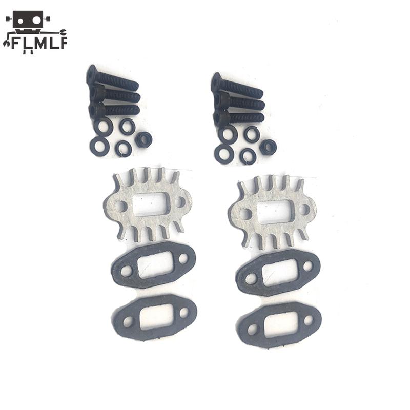 Exhaust Pipe Gasket Set Tuned Pipe Gasket Fits 30.5cc Engine Parts Fit 1/5 HPI ROFUN ROVAN KM GTB MCD BAJA 5B 5T 5SC Toys Parts